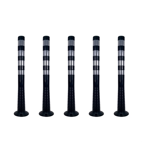 Delinatör 100 x 8 cm Siyah 5 Adet, Esnek Duba