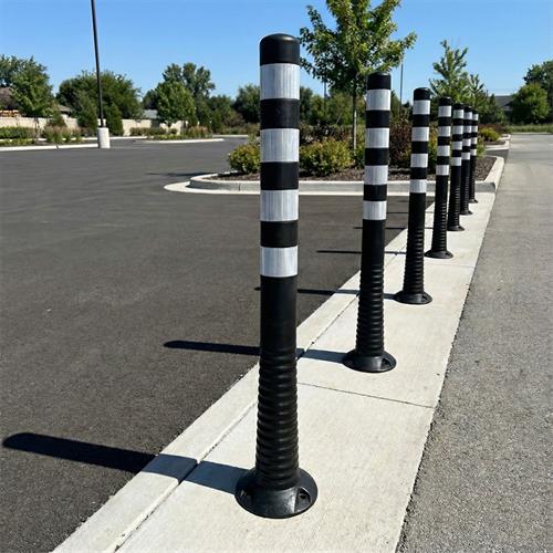 Black TPE Delineator 100 x 8 cm