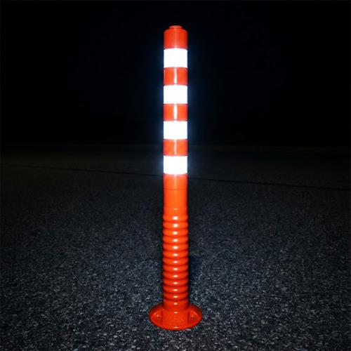 Delinatör 100 x 8 cm (TPU) 10 Adet, Esnek Trafik Bariyeri