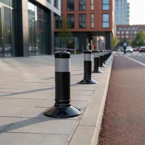 Delinatör 30 x 8 cm Siyah 5 Adet, Esnek Duba