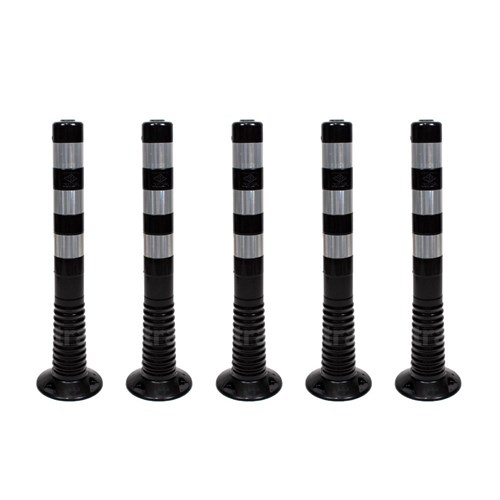 Delinatör 75 x 8 cm Siyah 5 Adet, Esnek Duba