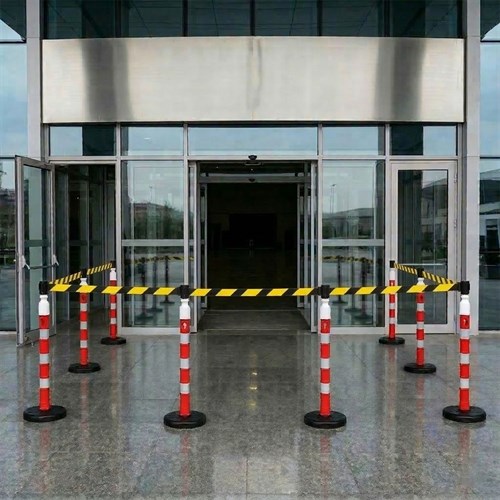 Delinatör, Koni ve Dikme İçin İkaz Şeritli Mekanizma Sarı-Siyah