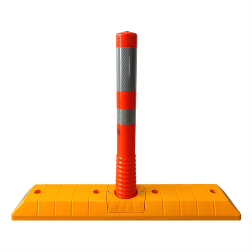 Plastic Separator Curb with Delineator 100x20x75,5 cm