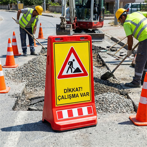 Dikkat Çalışma Var Uyarı Dubası 90 cm