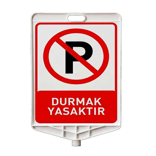 Durmak Yasaktır Dikdörtgen Levha Çift Taraf Baskı