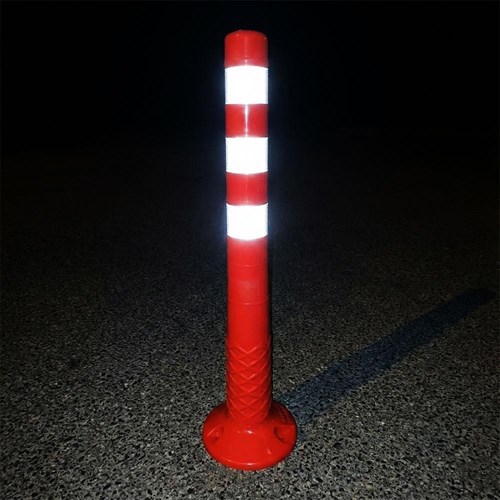 50 Adet Eko Trafik Delinatör 75 x 8 cm Esnek Duba