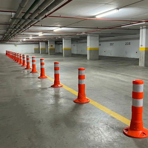 Eko Trafik Delinatörü 45 x 8 cm, Esnek Duba 10 Adet