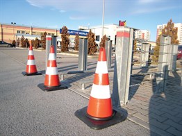 Eko Trafik Konisi 75 cm Ağırlıklı - Reflektifli Trafik Dubası