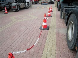 Eko Trafik Konisi 75 cm Ağırlıklı - Reflektifli Trafik Dubası