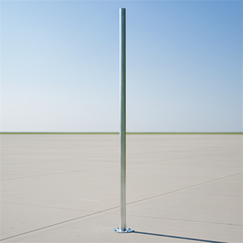 Galvaniz Yuvarlak Direk 3 metre Flanşlı