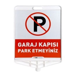 Garaj Kapısı Park Etmeyiniz Klasik Kedi Gözü Koni Seti Trafik Dubası