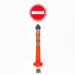 Girilmez Yuvarlak Ultra Levhalı Tek Taraf Baskılı Delinatör Seti