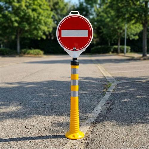 Girilmez Yuvarlak Ultra Levhalı Sarı Delinatör Seti