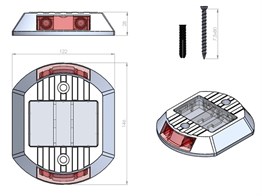 Solar Road Stud – Green