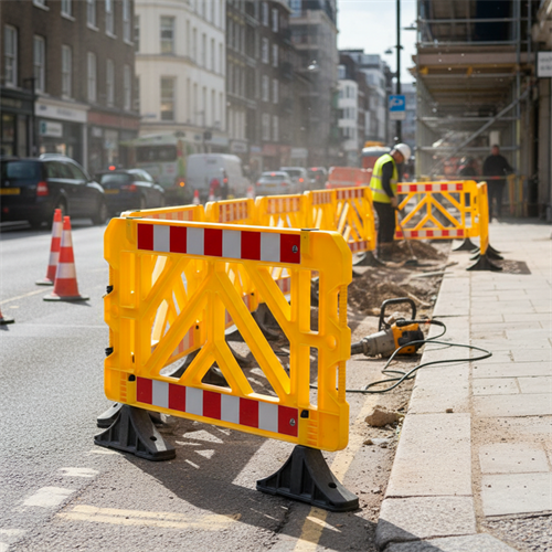 Güvenlik Barikatı Sarı 150x100cm