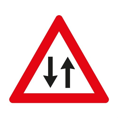 İki Yönlü Trafik Levhası T-19