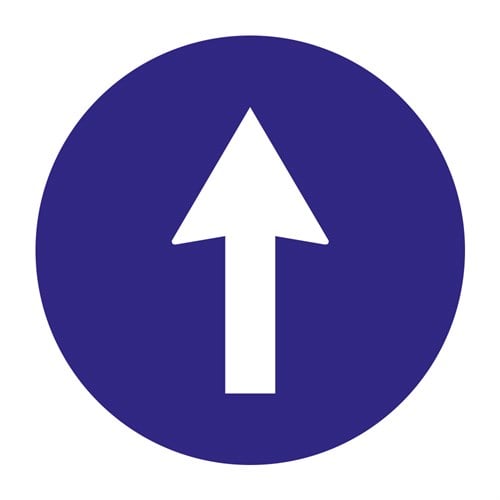 İleri Mecburi Yön Levhası TT-35c