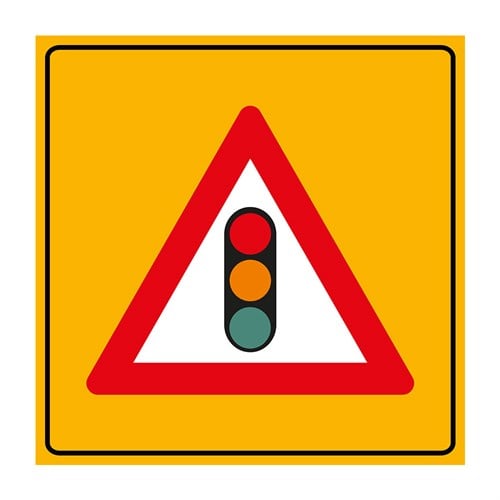 Işıklı İşaret Cihazı Levhası 90 x 90 cm T-16