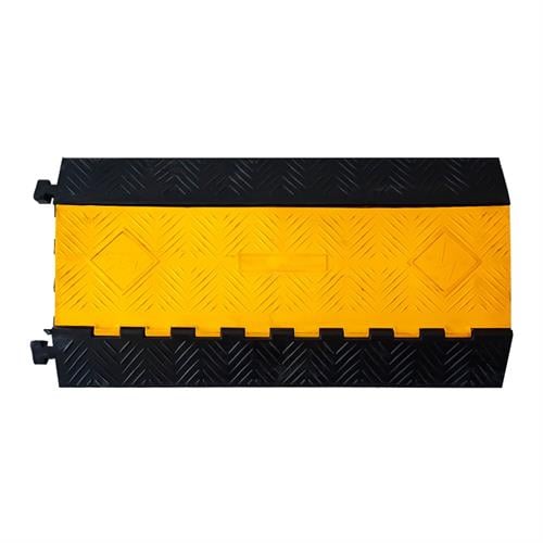 10lu Kablo Kanallı Hız Kesici 3 Kanallı, Yol Kasisi 50 x 92 x 7,5 cm
