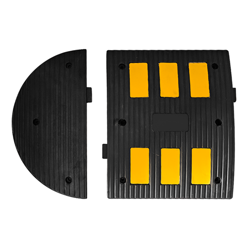 Kauçuk 6 Bantlı Hız Kesici Kapağı, Yol Kasisi 60 x 30 x 4,5 cm