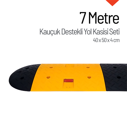 Kauçuk Destekli Yol Kasisi 7 Metre Set
