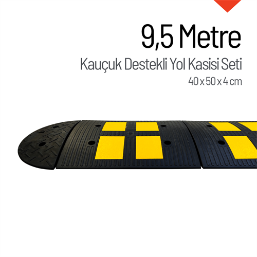 Kauçuk Destekli Yol Kasisi 9,5 Metre Set