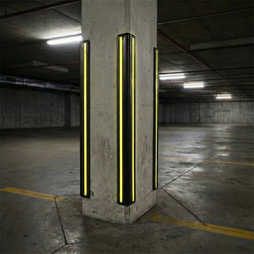 Rubber Corner Guard Set (100 x 8 x 8 cm + 2 End Caps)