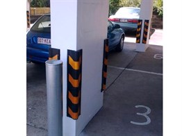 Kauçuk Otopark Köşe Kolon Koruyucu (Eko - Oval)