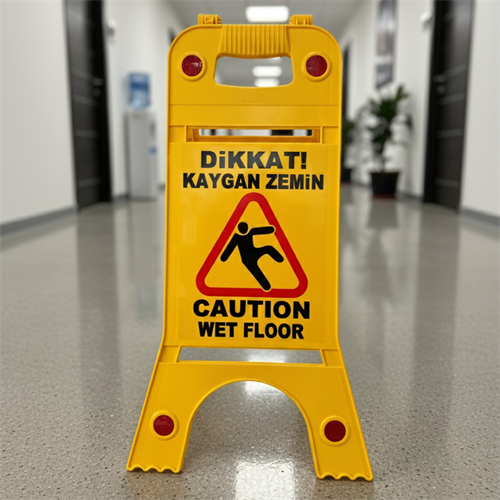 A-Frame Caution Slippery Surface Signboard 24,5 x 62 cm