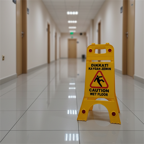 A-Frame Caution Slippery Surface Signboard 24,5 x 62 cm