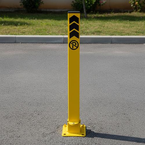 Kilitli Otopark Direği 60 cm, Yatar Tip Park Bariyeri (Asma Kilit Dahil)