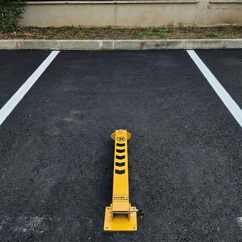 Kilitli Otopark Direği 75 cm, Yatar Tip Dahili Kilitli Park Bariyeri