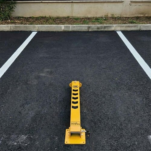 Kilitli Otopark Direği 75 cm, Yatar Tip Dahili Kilitli Park Bariyeri