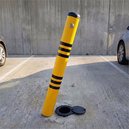 Kilitli Otopark Direği Çıkan Ankrajlı, Park Bariyeri 2li Set