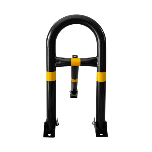 Kilitli Otopark Direği Destekli 62 cm, Yatar U Tip Park Bariyeri