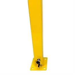 Kilitli Otopark Direği 60 cm, Yatar Tip Park Bariyeri 3 Adet