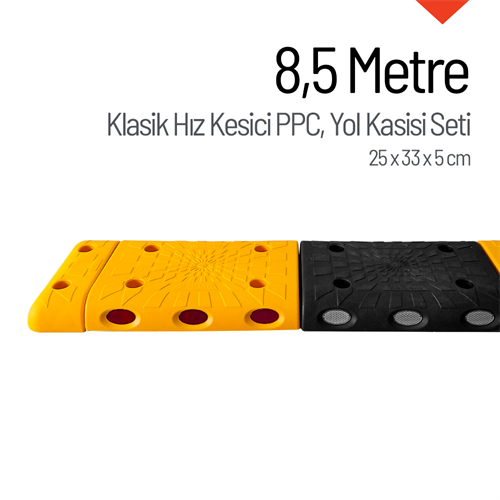 Klasik Hız Kesici PPC Kapaklı Set - 8,5 Metre