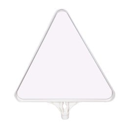 Klasik Kedi Gözlü Ağırlıklı Boş Levhalı Trafik Koni Seti Trafik Dubası (Üçgen)