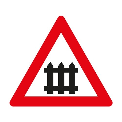 Kontrollü Demir Yolu Geçidi Levhası T-25