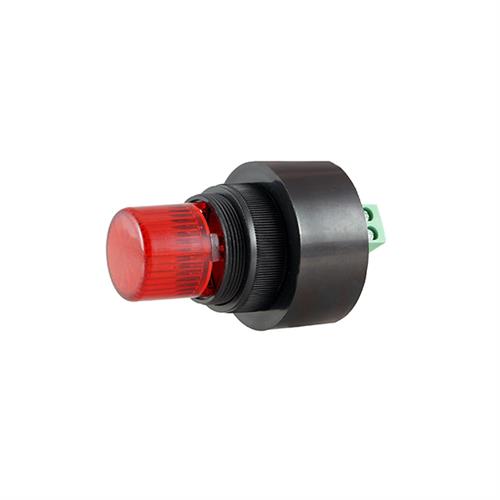 LED Işıklı Buzzer 90 dB 220 VAC DC