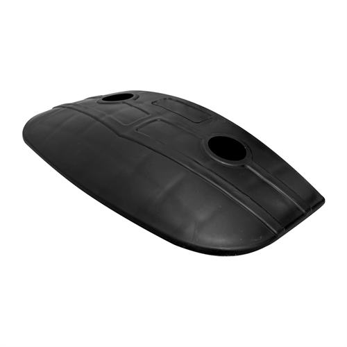 Mercekli Klasik Hız Kesici Kapağı 25 x 12 x 3,5 cm - Siyah