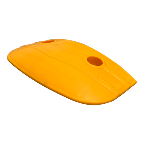 Mercekli Klasik Hız Kesici Kapağı, Yol Kasisi Kapağı 25 x 12 x 3,5 cm - Sarı