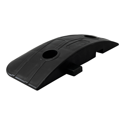 Mercekli Klasik Hız Kesici Kapağı 25 x 12 x 3,5 cm - Siyah