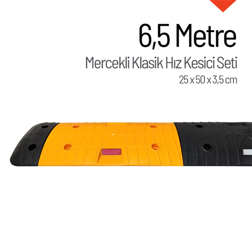 Mercekli Klasik Hız Kesici Kapaklı Set - 6,5 Metre