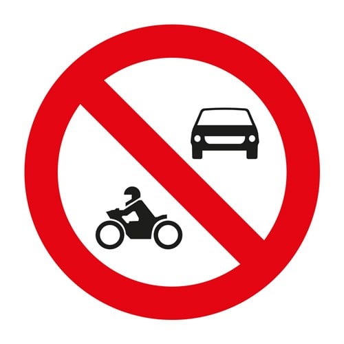 Motorlu Taşıt Giremez Levhası TT-18