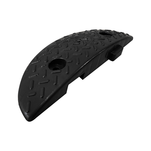 Oval Plastik Hız Kesici Kapağı 30 x 10 x 4 cm - Siyah