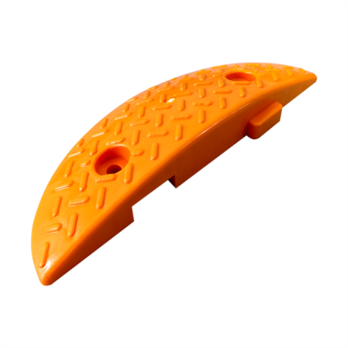 Oval Plastik Hız Kesici Kapağı 30 x 10 x 4 cm - Sarı