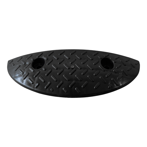 Oval Plastik Hız Kesici Kapağı 30 x 10 x 4 cm - Siyah