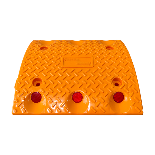 Oval Plastik Hız Kesici 30 x 33 x 4 cm Sarı