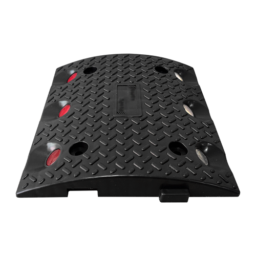 Oval Plastik Hız Kesici 30 x 33 x 4 cm Siyah